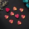 Nueva joyería para uñas con forma de corazón de melocotón plano, cristal moca, diamante, decoraciones coloridas para uñas.