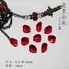 [Rosa Engaiolada] Pingente de Liga de Metal Coroa Escura de Corvo Artesanal com Contas Material DIY Acessórios para Pulseira