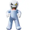 Nuevos accesorios de diseño de lugar de Halloween para exteriores, decoración de patio, modelo de aire inflable de calabaza, fantasma, globo de fantasma