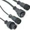 Cable de Enchufe de Aviación Impermeable Cable Conector Macho-Hembra de 2/3/4 Núcleos, Cable de Conexión Impermeable para Sensores/Luces LED