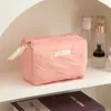 Novo Design Exclusivo Bolsa de Maquiagem de Alto Valor Bolsa Interna Pu Impermeável Grande Capacidade Armazenamento de Material Escolar Estojo