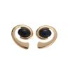 Pendientes Retro Europeos y Americanos Transfronterizos Geométricos Ovalados Espirales de Aguja de Acero Nicho de Gama Alta Únicos Simples de Moda