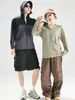 Roupas de Nylon de Alta Qualidade com Resfriamento de Gelo e Proteção Solar para Mulheres, Jaqueta com Capuz Estilo Casal com Proteção UV, Roupas de Proteção Solar para Homens com Logotipo Personalizado