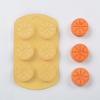 Forma de Gelo de Morango de 6 Peças Molde Macio 3D Fruta Molde de Gelo de Silicone Molde de Silicone de Desenho Animado Fabricador de Gelo Popular Donut