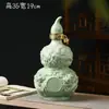 Botella Vacía Bendición de los Cinco Dragones Cerámica de Jingdezhen Botella de Vino Frasco Sellado Decorativo Calabaza Creativa Paquete de 2.5 kg Estilo Simple