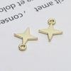 Minimalista cara sonriente ramo estrellas Trébol aleación colgante diy Joyería Hecha a Mano pendientes llavero accesorios material