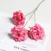 Flores Falsas, Flores Artificiales, Nueva Decoración Roja para Bodas, Flores para Camino, Accesorios para Sesiones de Fotos al Aire Libre, Flores Suaves de Seda