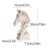 Figura de Caballo de Cabeza de Caballo Cuidadosamente Seleccionada Figura Transfronteriza de Arenisca Artesanía Tallada con la Proporción Áurea Adaptación Multiescena Silenciosa