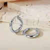 Amazon Pendientes de Acero de Titanio Transfronterizos para Mujer en Stock Venta al por Mayor Oro Nicho Otoño e Invierno Pendientes de Botón que No se Desvanecen Joyería Geométrica