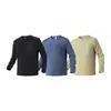Camiseta Raglan G-stone Patchwork de Lã Manga Longa Camada de Isolamento de Ar Antiestática Confortável Elástica para Uso ao Ar Livre