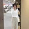 Venta al por mayor de fábrica otoño e invierno cuello cuadrado terciopelo de doble cara espina de pescado manga larga camiseta interior de mujer ajustada cálida camisa de manga larga para base
