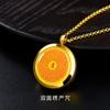 Colgante Thangka Zakiram Lurangama Collar de Maldiciones Se Puede Abrir para Guardar Cosas No se Mueve Colgante Rey Ming Caja Gawu para Hombres y Mujeres