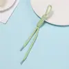 Acessórios de Tecelagem para Cordão Sanduíche de Poliéster Enfeites Manuais DIY Pingente de Brinquedo de Pelúcia Dopamina Estilo Dopamina