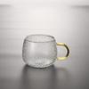 Taza de Vidrio Taza de Agua Hogareña Resistente al Calor Taza para Té de Burbujas Martillo Seis Colores Martillo de Vidrio Borosilicato Alto Taza de Piña Taza de Concubina Imperial
