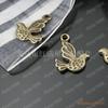 A1538 Verde Antiguo 0.49g Pájaro Retro Accesorios para Teléfono Móvil Colgante Accesorios DIY Venta al por Mayor 100 Piezas/Paquete