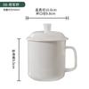 Vendas de fábrica pura branco osso doméstico porcelana cobrir Copa Office conferência Copa copo de cerâmica xícara de chá com logotipo de borda dourada Tangshan