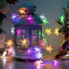 Cordão de Luz Solar LED Estilo Camping Bolha Bola Luzes de Estrela Luzes Decorativas de Exterior Luzes de Tenda Estilo Camping Estrelado
