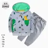 Comercio Exterior Ropa Infantil Primavera y Otoño Conjunto Infantil de Dos Piezas Material Sudadera Sudadera con Capucha Ropa Infantil para Bebés Ropa de Salida [Al por Mayor]