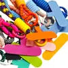 Lanyard Tejido Corto de Moda para Teléfono Móvil Anillo de Doble Propósito Multifuncional Correa de Muñeca Cuerda de Poliéster Fuerte Anti-Pérdida Accesorios