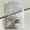 Pedras Strass para Unhas Redondas Pequenas de Fundo Plano Cor Champagne, Pedras Strass de Vidro Brilhantes, Pedras Strass para Unhas DIY, Pedras Strass para Decoração de Unhas