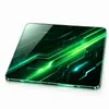 Mouse Pad de Vidro Temperado Estilo E-Sports, Ultra Suave, Resistente ao Desgaste, à Prova de Explosão, Posicionamento Preciso
