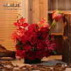 Kit de Rosa Artificial para el Día de San Valentín, Floral Pr para Pasillo de Boda