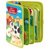 Educación Temprana Dibujos Animados Libro de Fieltro Tela Transfronterizo Montessori Bebé y Niños Libro Tranquilo Desarrollo Inteligencia Libro Arcoíris Estéreo 3D