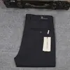 Pantalones Casuales de Hombre Marca B Primavera y Verano Delgados de Lyocell Negocios Rectos de Algodón Peinado Largos Resistentes a las Arrugas