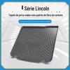 Tapete de porta-malas TPV com padrão de fibra de carbono para Lincoln MKC/MKZ/MKX continental aventura vela piloto tapete de porta-malas