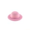 Materiales hechos a mano para manualidades sombrero pequeño joyería pequeña materias primas gorra desnuda decorativa pinza para el pelo gorra tela de lana gorra base para muñeca 7CM