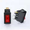 Interruptor de barco KCD3B com luz, interruptor basculante de barco de duas velocidades e três pinos, tamanho 17*31,5mm