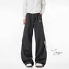 Calça Jogger Casual Solta da Marca da Moda para Homens, Estilo Primavera com Listras Coloridas nas Laterais, Punhos Ajustáveis, Calça Esportiva