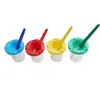Taza de lavado anti-derrames de plástico de 10 colores transfronteriza para niños, pincel de aceite para graffiti, pincel de pintura para principiantes, mezcla de colores, venta al por mayor de fábrica