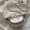 Elegante bolso bandolera con lazo para niñas pequeñas, bolso de princesa, lindo bolso de hombro de gato para niñas, monedero para bebé