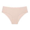 Ropa Interior Fina de una Sola Pieza sin Costuras para Mujer, que no Aprieta, de Tiro Bajo, Borde Ondulado, Refuerzo de Algodón Puro, Ropa Interior Triangular Transpirable para Niñas