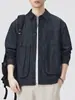 Ropa para Hombre Fengshe / Nueva Chaqueta de Retazos Holgada Casual Estilo Americano Retro Japonés para Primavera y Otoño