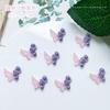 Nueva joyería de manicura Yiwu, deseo puro, tulipán salvaje, mariposa, joyería de manicura, decoraciones de manicura luminosas, venta al por mayor