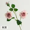Nueva Flor de Rosa Simulada Rosa de Múltiples Cabezas Color Capuchino Decoración para el Hogar Boda Festividad