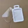 Embalagem Porta-Cartão para Celular PVC Transparente Novo Modelo Adesivo Magnético Traseiro Apple Porta-Cartão Caixa de Couro Porta-Cartão Localizador Embalagem