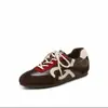 Edición Exclusiva--Zapatos de Entrenamiento Alemanes Planos con Cordones Redondos Retro para Mujer, Nuevo Modelo 2026 Zapatos Deportivos Casuales para Exteriores con Suela Blanda para Mujer