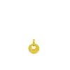 Nuevo Colgante Pequeño de Pepita en Oro Cepillado Estilo Ins Luz Colgante de Alta Calidad Cadena de Clavícula de Lujo Regalo para Mejor Amiga