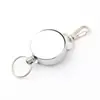 Fivela Telescópica de Metal 4cm Personalizada com Puxador Fácil Corda de Aço para Exterior Chaveiro de Corda de Aço