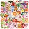 Múltiples Sets de 50 Pegatinas Estéticas Transfronterizas Estilo Ins, Pegatinas Decorativas DIY Graffiti Estilo Coreano para Teléfonos Móviles, Cuadernos y Botellas de Agua