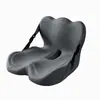 Cojín de Asiento Integrado y Almohada de Respaldo de Espuma Viscoelástica para Estudiantes, Sillas de Oficina y Cojín Lumbar para Coche
