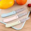 Cuchillo de Fruta Portátil para el Hogar Pelador de Acero Inoxidable Cuchillo Plegable Cocina Pelador de Melón y Fruta Cuchillo Portátil Multifuncional