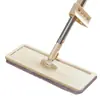 Esfregão para uso doméstico, sem lavar as mãos, um passe, pano de pessoa preguiçosa, uso duplo para seco e úmido, esfregão plano para pisos e azulejos, limpador de chão
