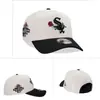 Novo Boné de Baseball Bordado da MLB para Homens e Mulheres, Chapéu de Sol Hip-Hop, Boné com Aba Fashionável e Versátil para Proteção Solar