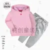 Comercio Exterior Ropa Infantil Primavera y Otoño Conjunto Infantil de Dos Piezas Material Sudadera Sudadera con Capucha Ropa Infantil para Bebés Ropa de Salida [Al por Mayor]
