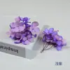 Kit de Materiais para Headdress de Flor de Hortênsia em Cores de Outono para Pintura a Óleo, 16 Peças, Acessórios para Grampo de Cabelo, Venda Quente Transfronteiriça, Kit de Material DIY, Decoração de Caixa de Presente