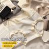 Ropa Interior Nueva Estilo Deportivo para Mujer 50 Piezas Algodón Peinado Sin Costuras Letras Cintura Media Algodón 7A Entrepierna Antibacteriana Cómodo Triángulo